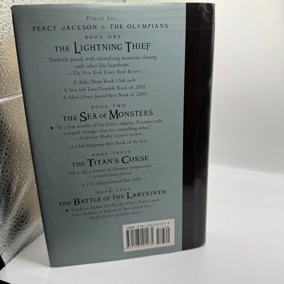 First Edition Hardcover - The Last Olympian (Percy Jackson 5) by Rick Riordan - Picture 4 of 5